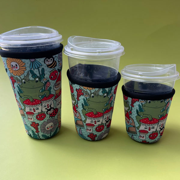 Frog & Gnomes Neoprene Cold Drink Sleeve