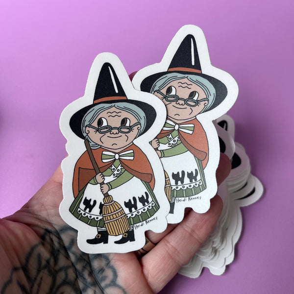 Witch Sticker 4"