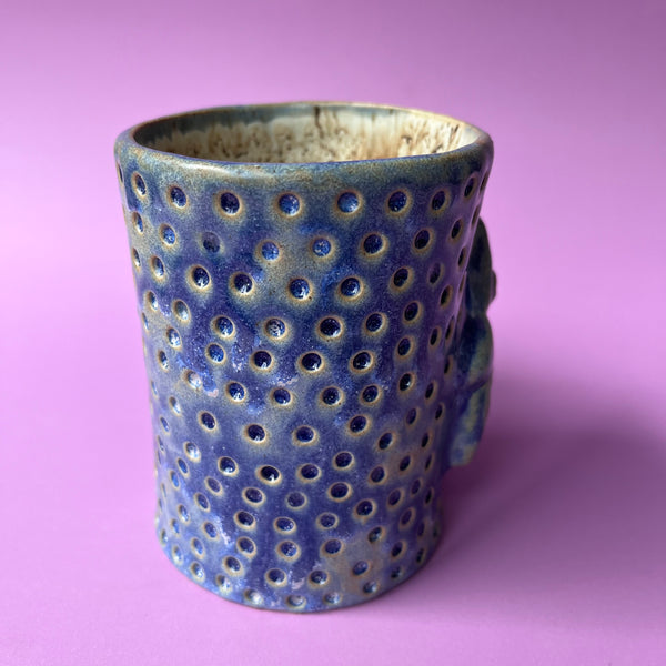 Ceramic Hand Built Witch Mug 13oz