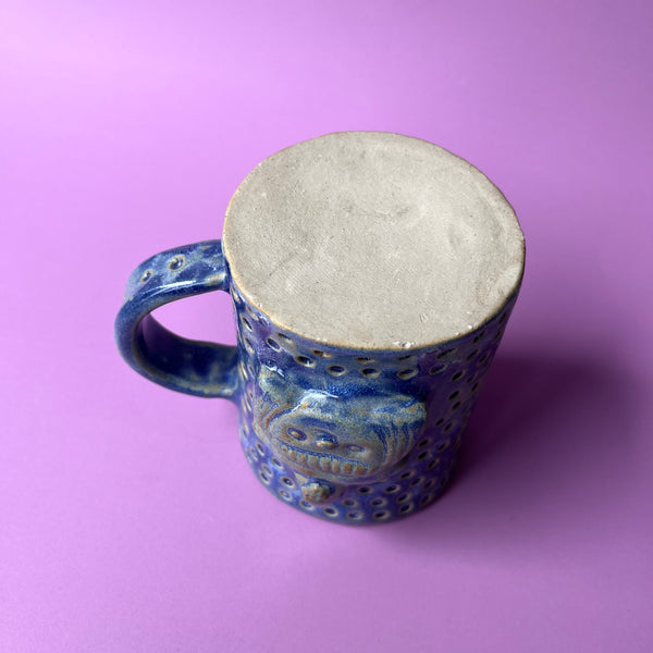 Ceramic Hand Built Witch Mug 13oz