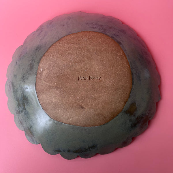 Ceramic Hand Built Halloween Witch Dish