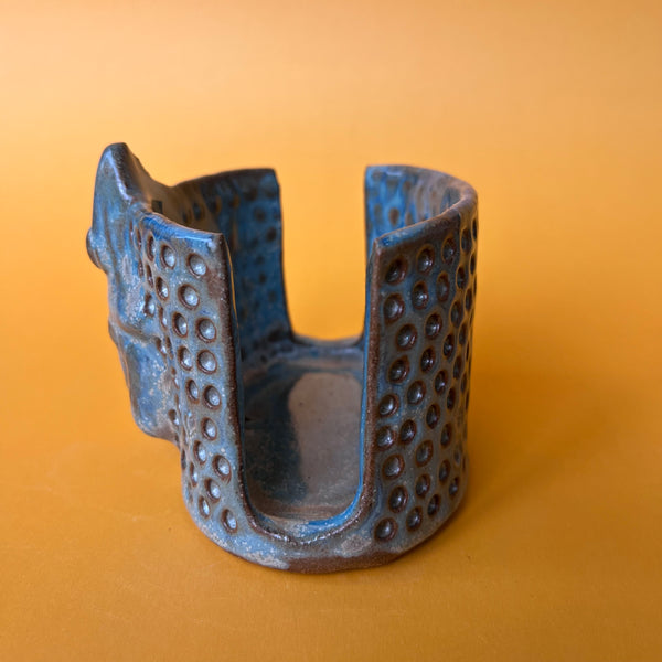 Ceramic Hand Built Witch Sponge Holder