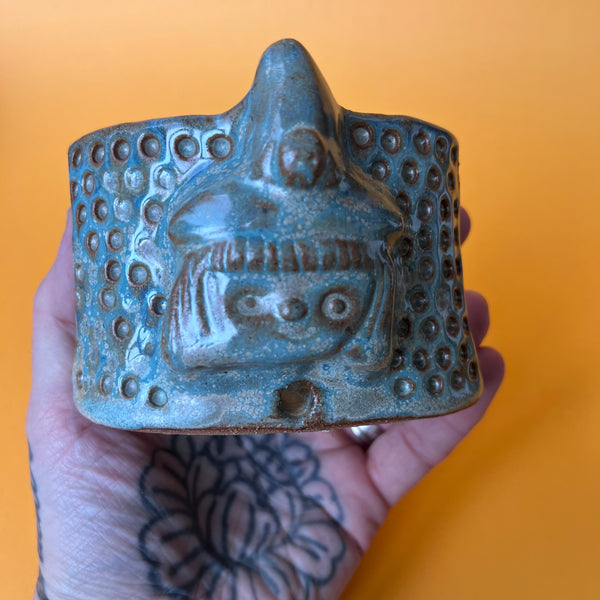 Ceramic Hand Built Witch Sponge Holder