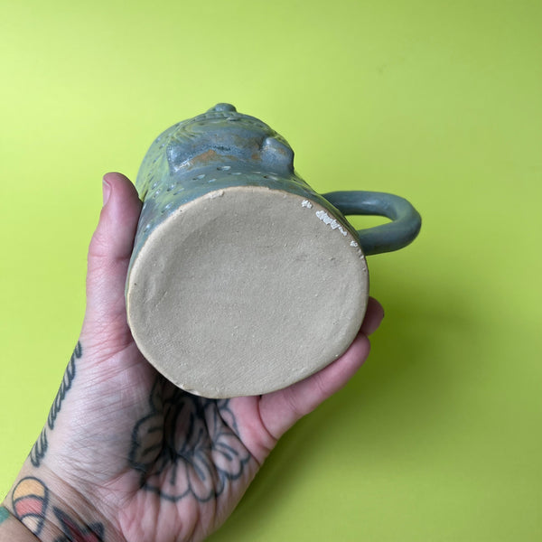 Ceramic Hand Built Witch Mug 12oz