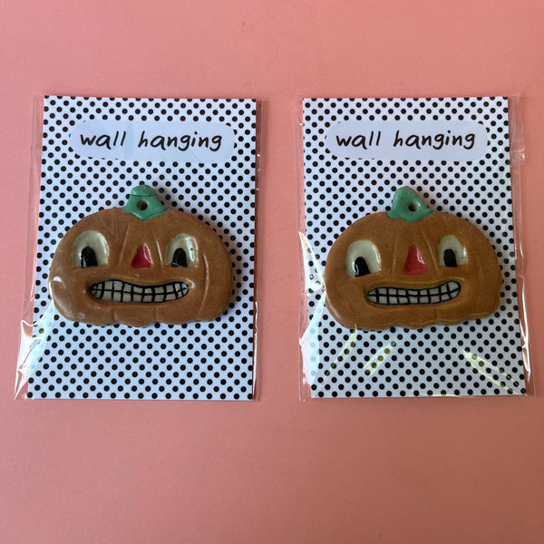 Ceramic Slip Cast Halloween Pumpkins