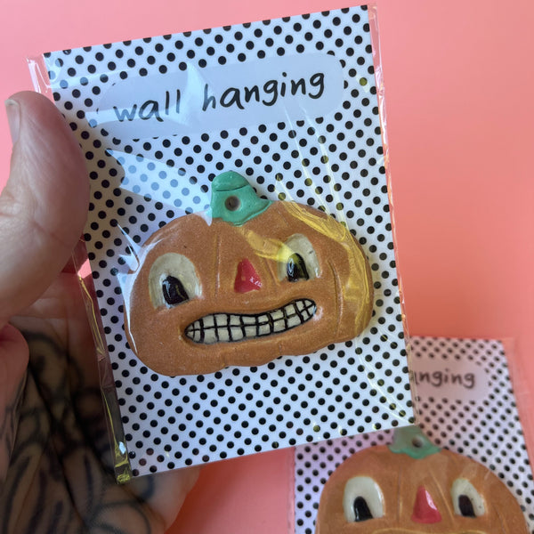 Ceramic Slip Cast Halloween Pumpkins