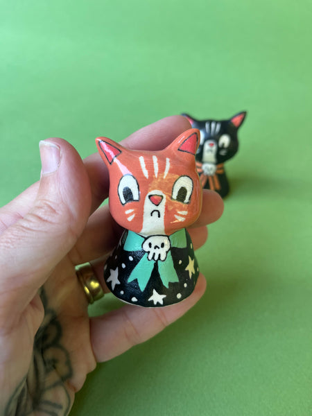 Ceramic Hand Built Cat Bells