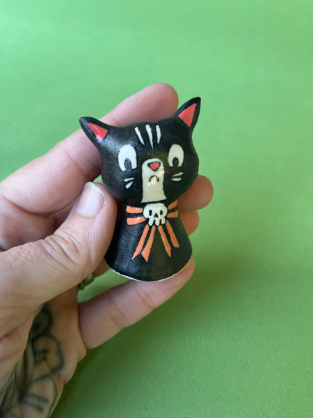 Ceramic Hand Built Cat Bells