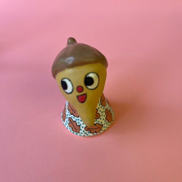 Ceramic Hand Built Fall Bell