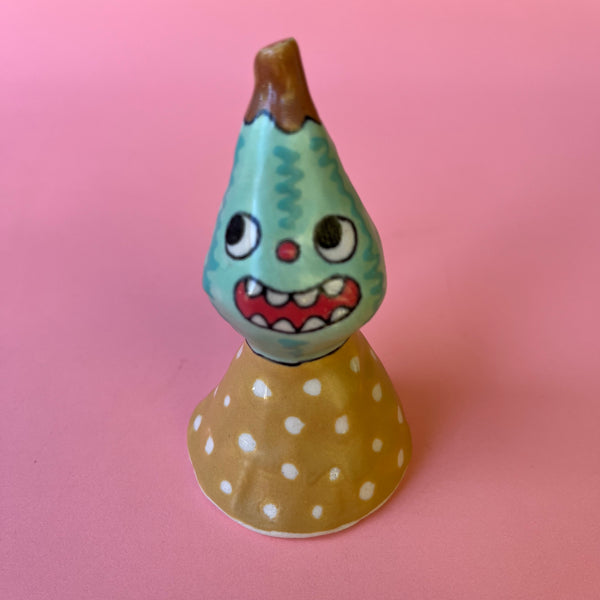 Ceramic Hand Built Fall Bell