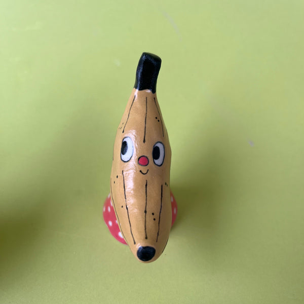 Ceramic Hand Built Bell (fruits and vegetables)