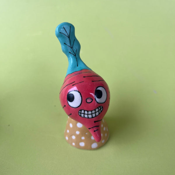 Ceramic Hand Built Bell (fruits and vegetables)