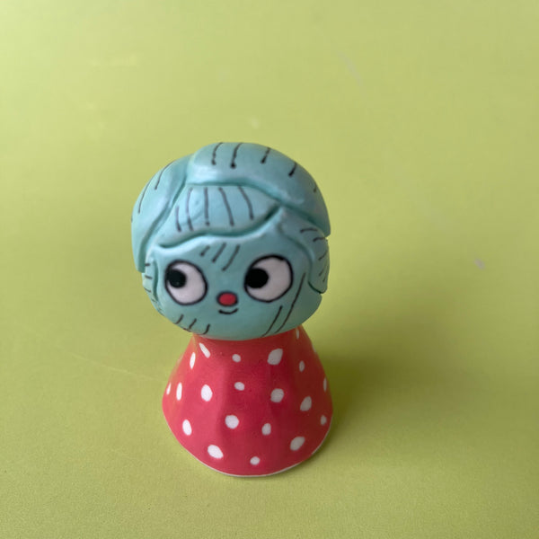 Ceramic Hand Built Bell (fruits and vegetables)