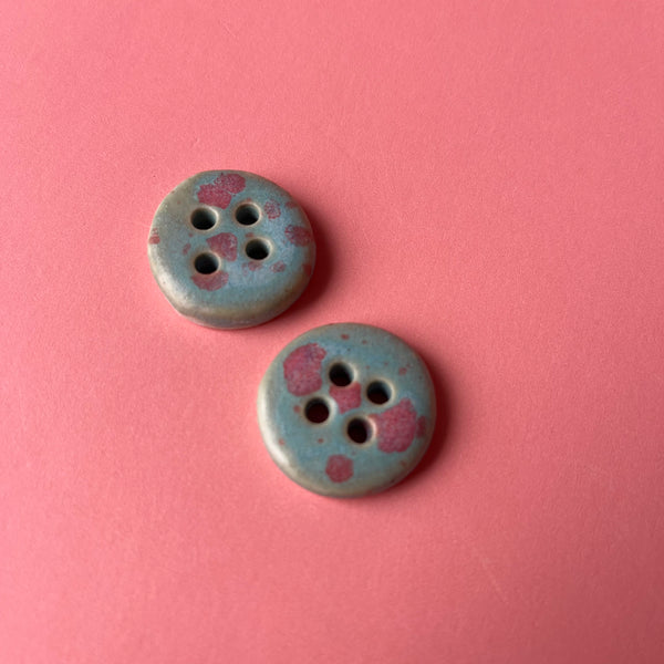 Ceramic Hand Built Button Set