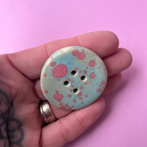 Ceramic Hand built Button