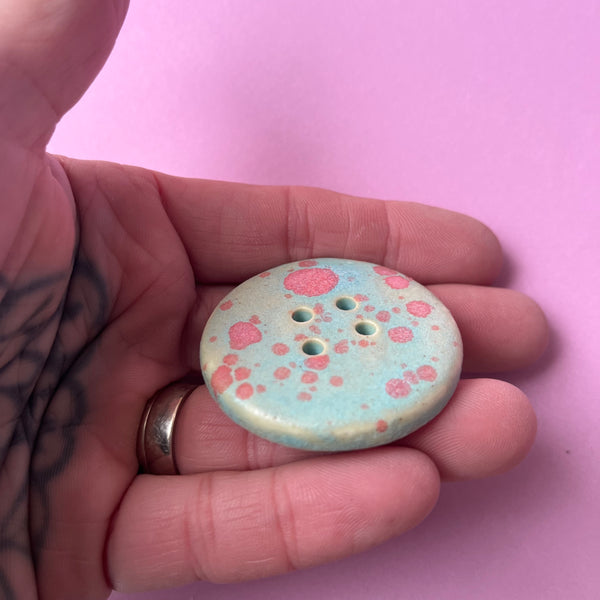 Ceramic Hand built Button