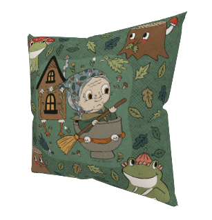 Premium Baba Yaga Pillow Case 18"x18" CASE ONLY