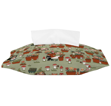Garden Witches Faux Leather Soft Tissue Holder