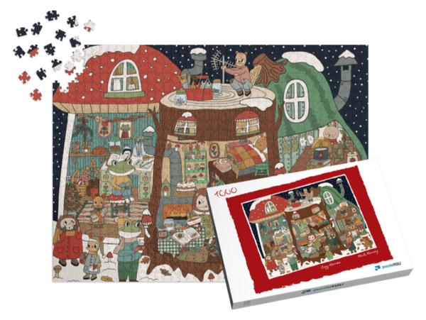 Winter Home 1000 Piece Jigsaw Puzzle