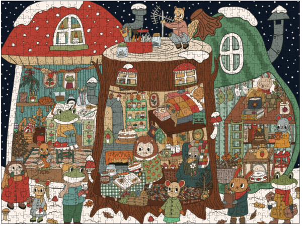 Winter Home 1000 Piece Jigsaw Puzzle
