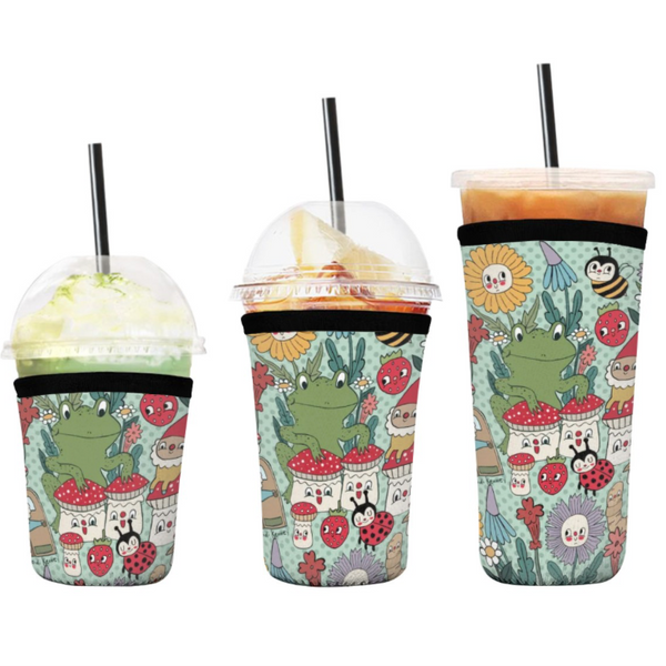 Frog & Gnomes Neoprene Cold Drink Sleeve