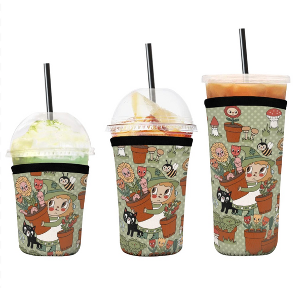 Garden Witch Neoprene Cold Drink Sleeve