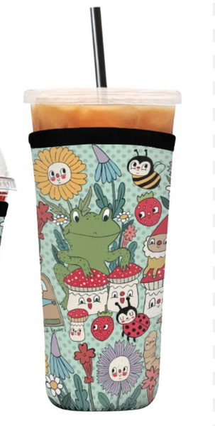 Frog & Gnomes Neoprene Cold Drink Sleeve