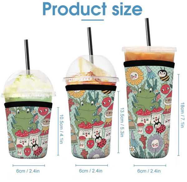 Frog & Gnomes Neoprene Cold Drink Sleeve