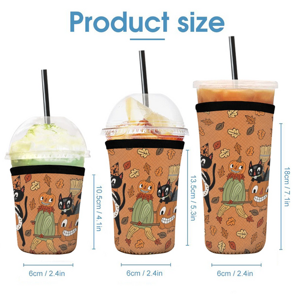 Halloween Parade Neoprene Cold Drink Sleeve