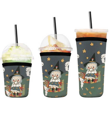 Graveyard Witch Neoprene Cold Drink Sleeve