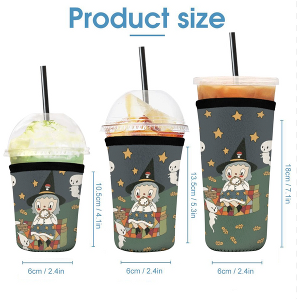Graveyard Witch Neoprene Cold Drink Sleeve
