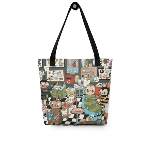 Tattoo Shop Tote Bag 15x15"