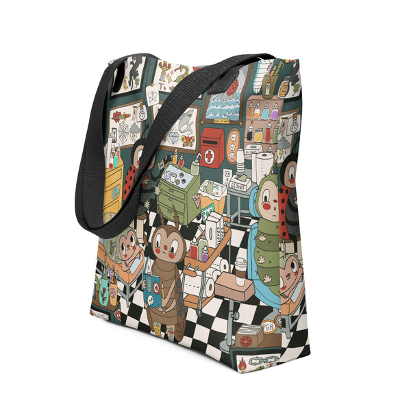 Tattoo Shop Tote Bag 15x15"