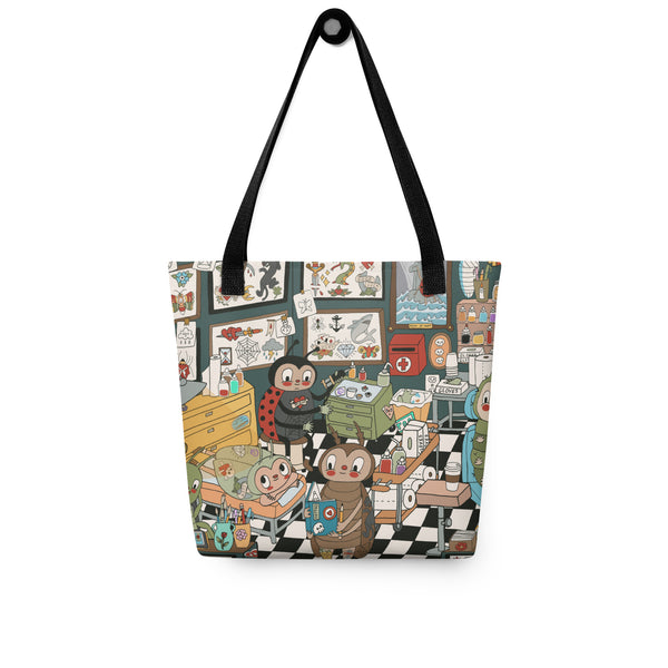Tattoo Shop Tote Bag 15x15"