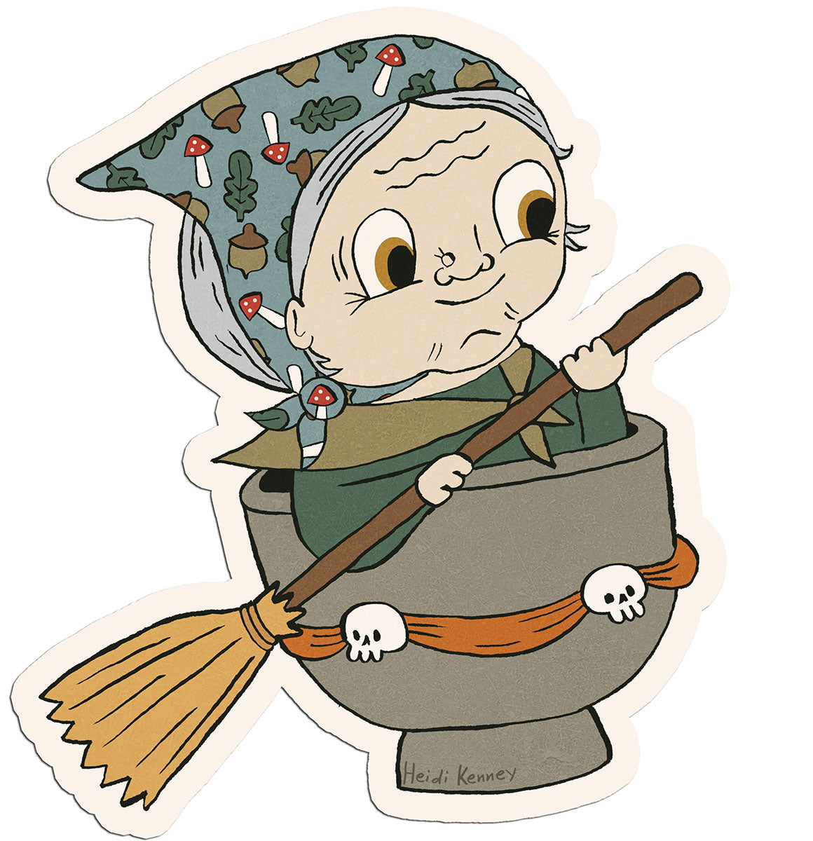 Baba Yaga Sticker 3.5"