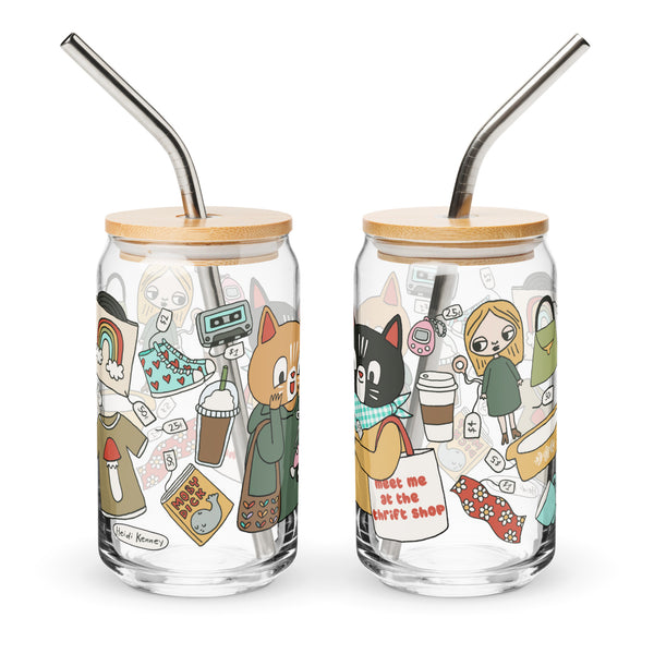 Thrift Shop Tumbler With Lid + Straw