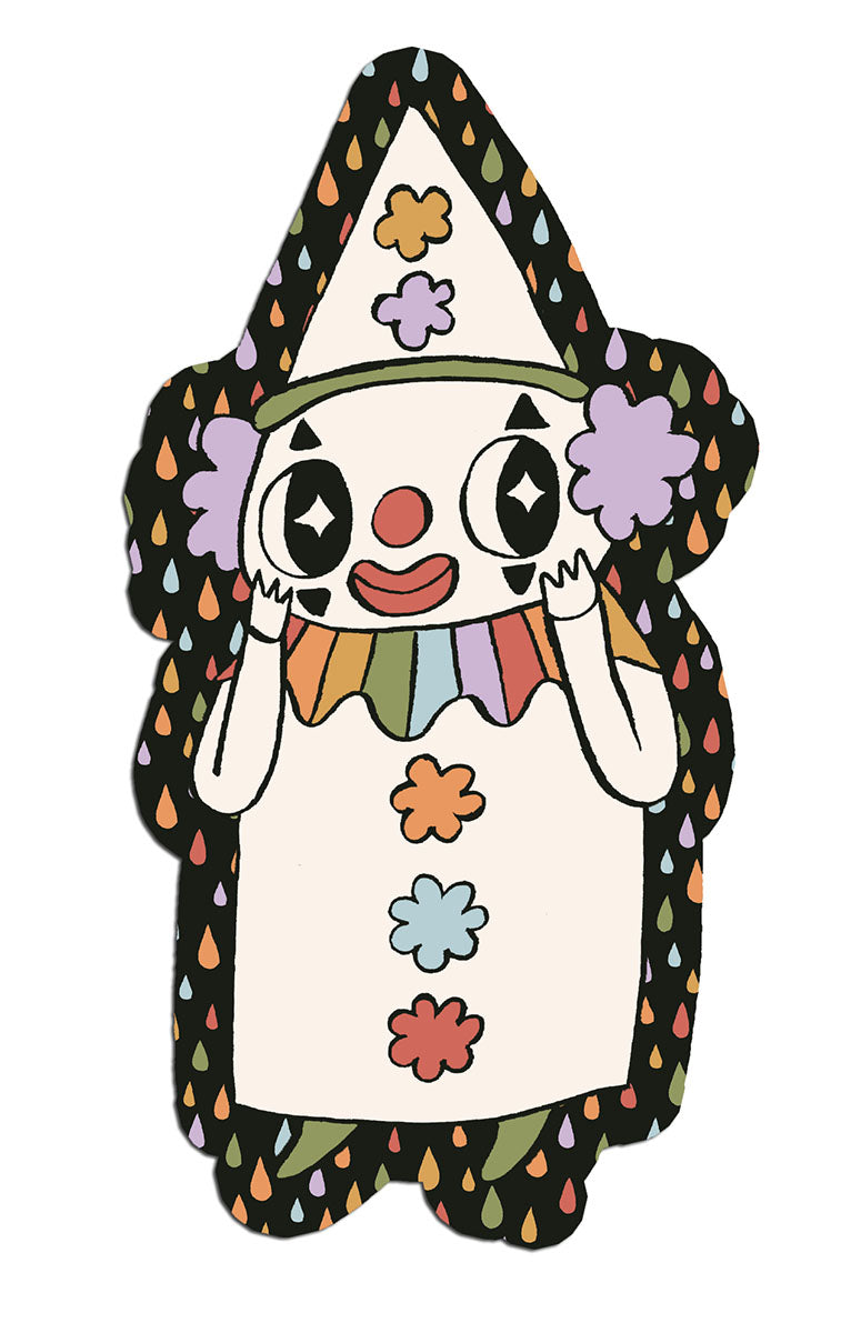 Clown Sticker 4"
