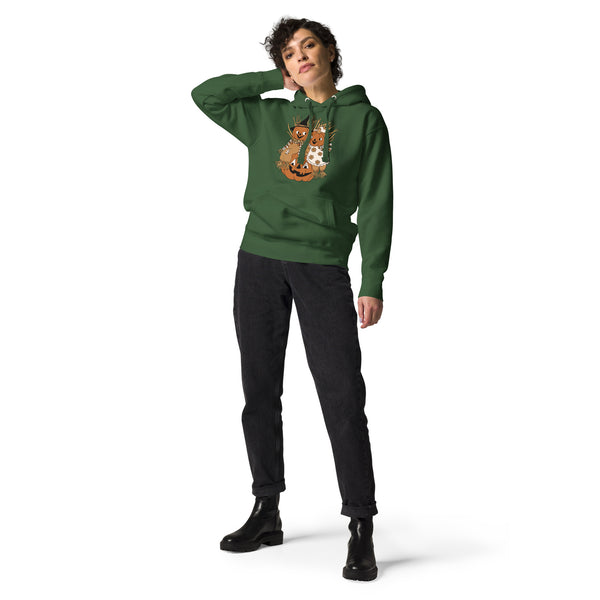 Vintage Pumpkin Friends Unisex Hoodie