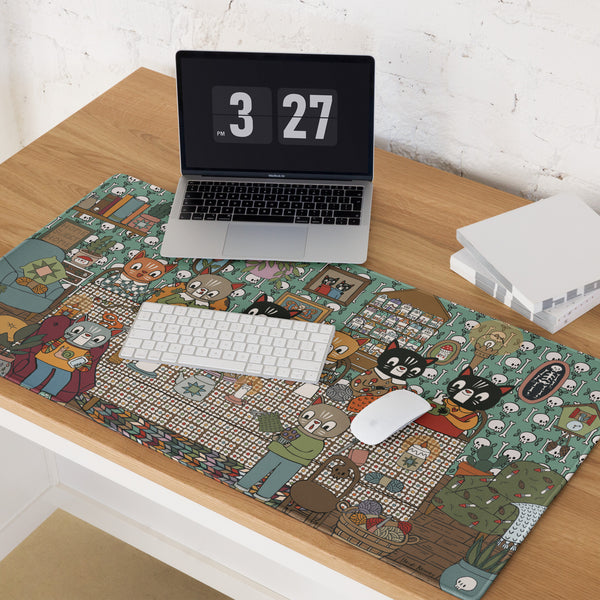 Crafternoon Desk Size Mouse Pad 36x18"