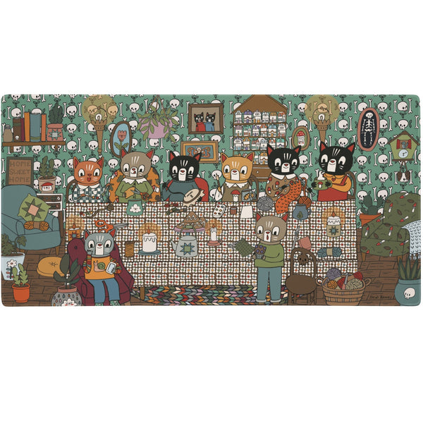 Crafternoon Desk Size Mouse Pad 36x18"