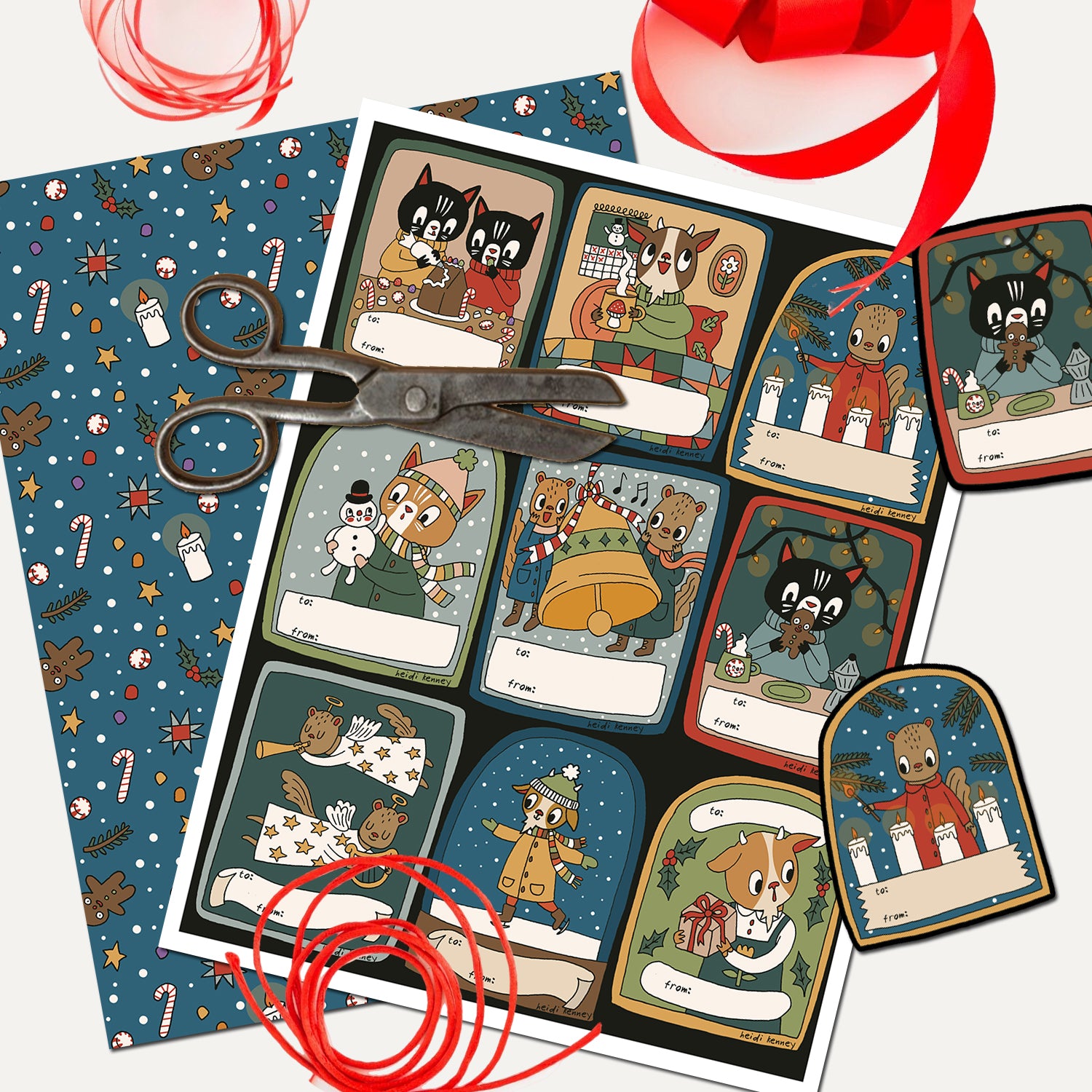 Holiday Gift Tags (digital download)