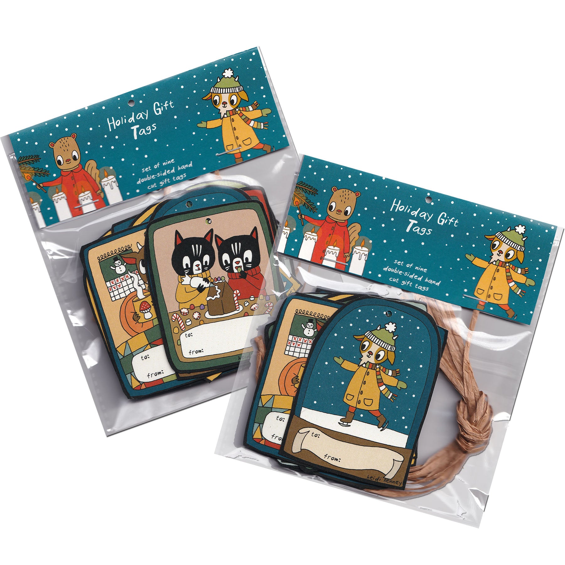 Holiday Gift Tags Set of 9