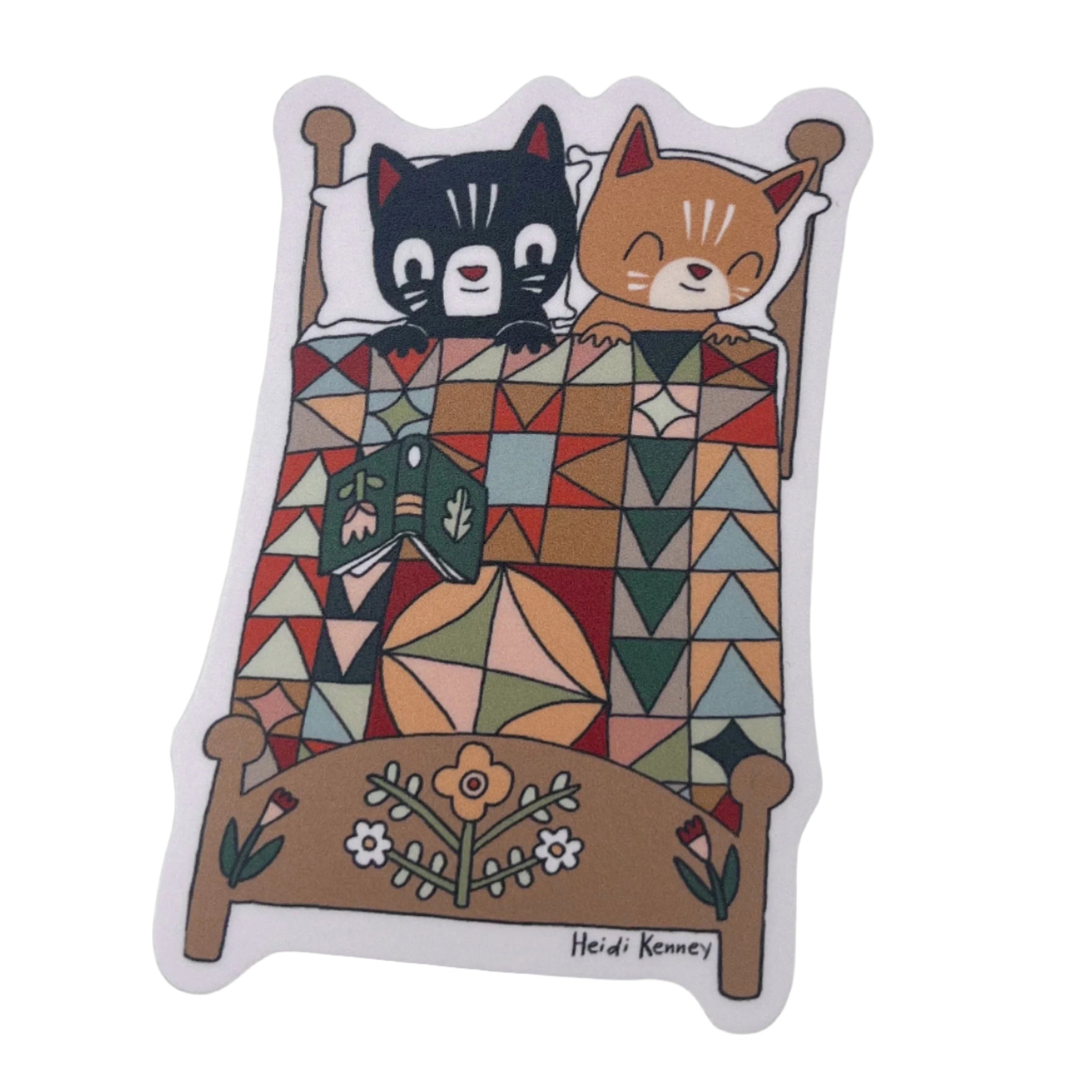 Cozy Cats Sticker 3.5"