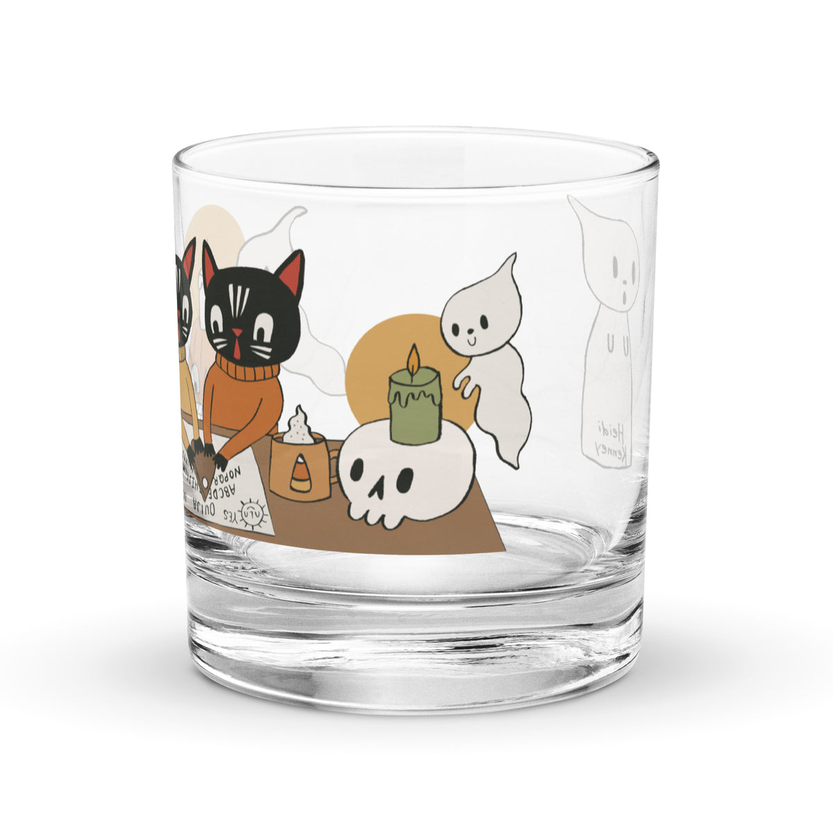 Ouija Cats Rocks Glass – mypapercrane