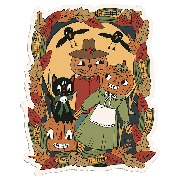 Cornfield Sticker 4"