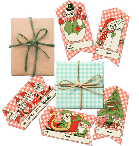 2026 Holiday Gift Tags (digital download)