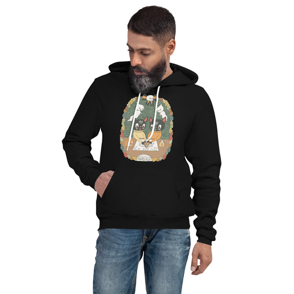 Ouija Cats Unisex Hoodie (lighter weight)