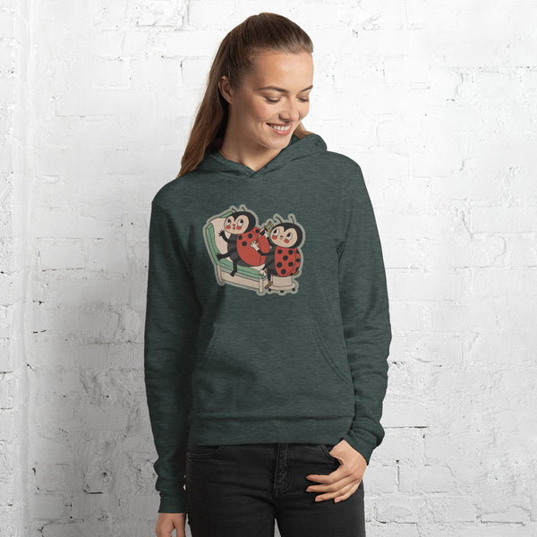 Ladybug's Tattoo Unisex Hoodie (lighter weight)