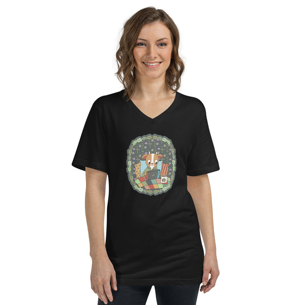 Video Games Unisex Short Sleeve V-Neck T-Shirt