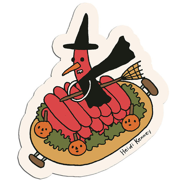 Weeny Witch Sticker 3"
